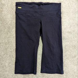 Lolë black crop leggings Size Large